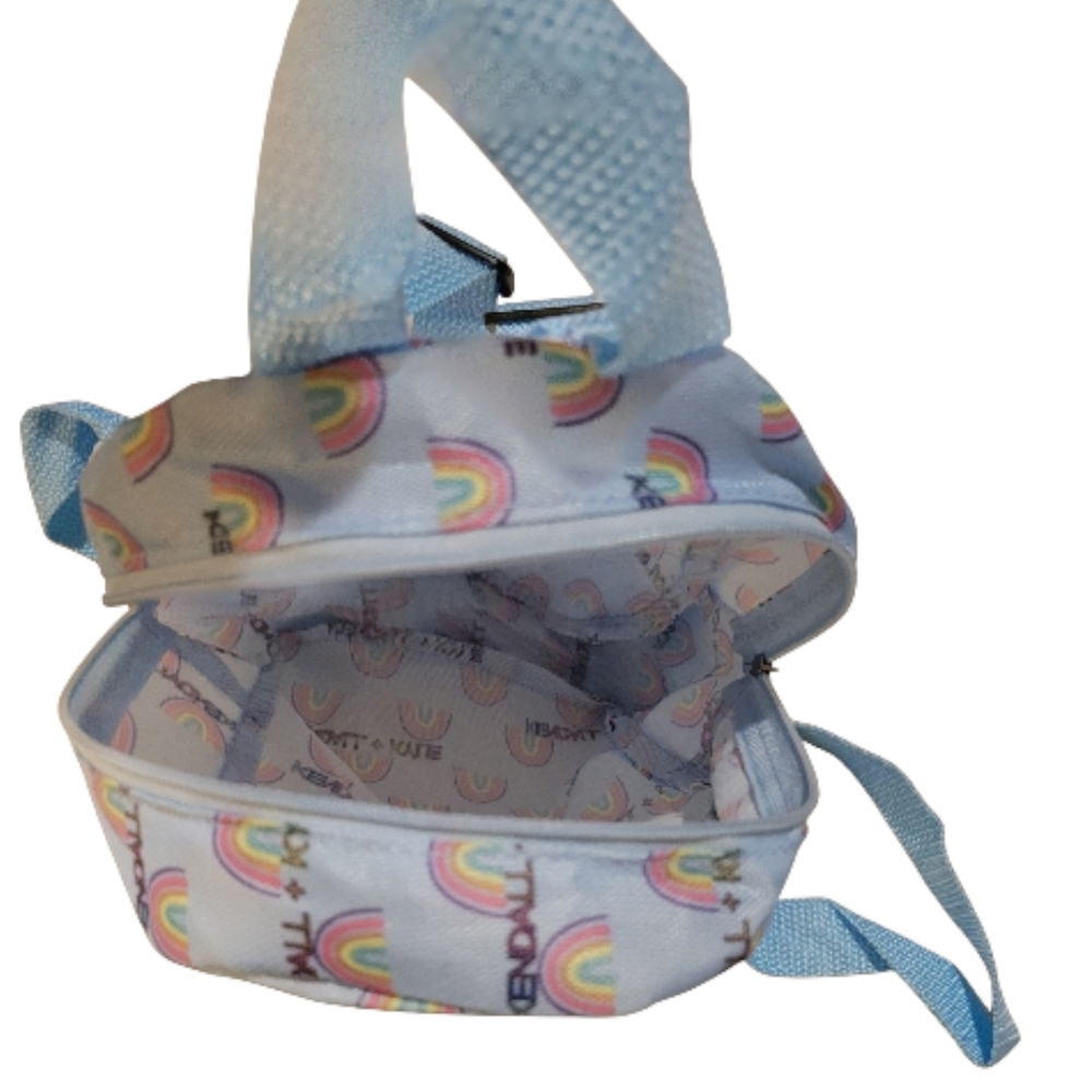 KENDALL & KYLIE Mini Rainbow Backpack Blue - Picture 3 of 4